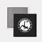 Fußball-Experte Fußballspieler  Magnet (Vorderseite/Rückseite)