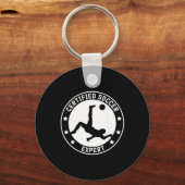 Fußball-Experte Fußballspieler Schlüsselanhänger (Vorderseite)