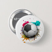 Fußball-Explosion Button (Vorne & Hinten)