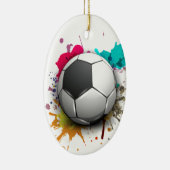 Fußball-Explosion Keramikornament (Rechts)