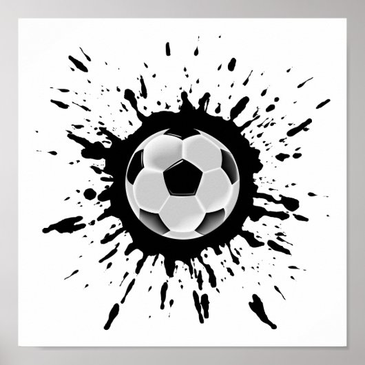 Fußball-Explosion Poster (Vorne)