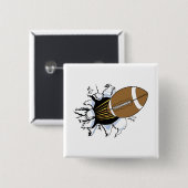 Fußball-Explosions-T - Shirts und Geschenke Button (Vorne & Hinten)