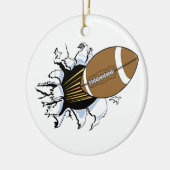 Fußball-Explosions-T - Shirts und Geschenke Keramik Ornament (Links)