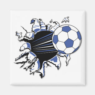 Fußball-Explosions-T - Shirts und Geschenke Magnet