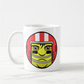 Fußball-Face-Coffee-Tasse Kaffeetasse (Links)