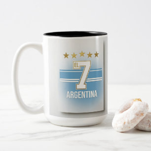 Fußball Fan Becher – Stylisches Fußball Design Kaf Zweifarbige Tasse