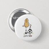 Fußball-Fan Button (Vorne & Hinten)