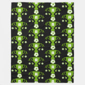 Fußball-Fan Fleecedecke (Vorderseite)