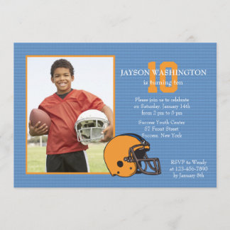 Fußball-Fan-Foto-Einladung Einladung