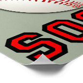 Fußball-Fan nicht lustiges Poster-Zeichen Poster (Ecke)