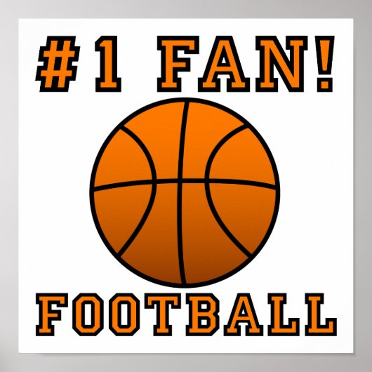 Fußball Fan nicht lustiges Poster-Zeichen Poster (Vorne)