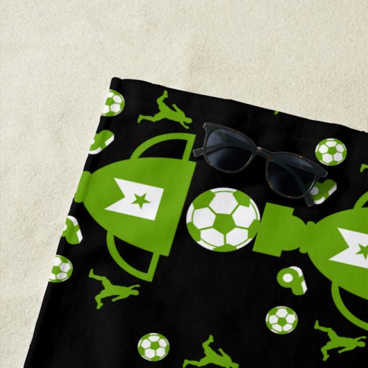 Fußball-Fan Strandtuch (Beispiel)
