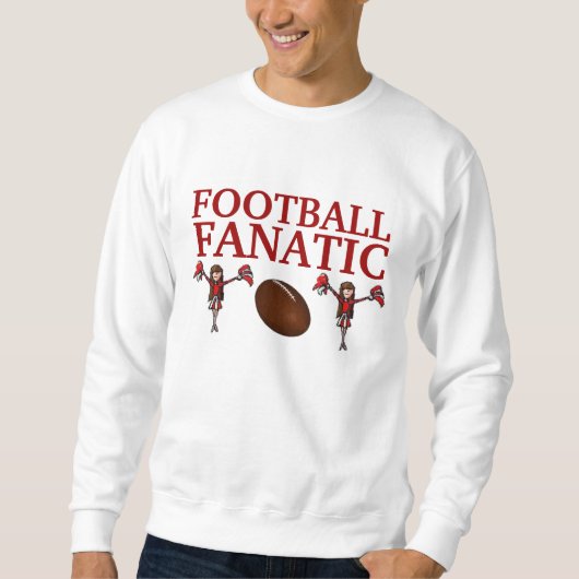Fußball-Fanatiker-Sweatshirt Sweatshirt (Vorderseite)