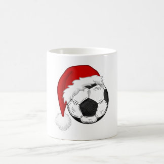 Fußball-Fans Weihnachts-Shirt-Design Fußball-Spiel Kaffeetasse