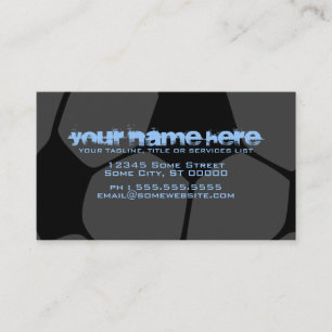 Fußball: Farbe kundengerecht: Visitenkarte