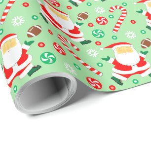Fußball-Feiertagsgeschenk Geschenkpapier
