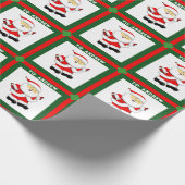 Fußball Feiertagsgeschenk Geschenkpapier (Ecke)