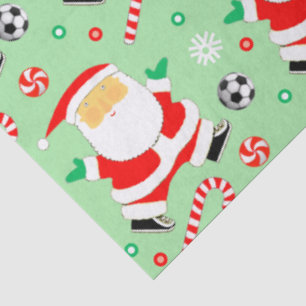 Fußball Feiertagsgeschenk Seidenpapier