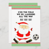 Fußball Feiertagskarte (Vorne/Hinten)