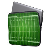 Fußball-Feld Laptop-Sieb Laptopschutzhülle (Vorderseite Links)