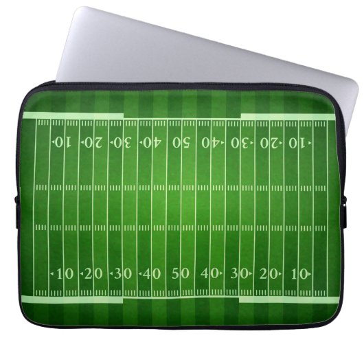 Fußball-Feld Laptop-Sieb Laptopschutzhülle (Vorderseite)
