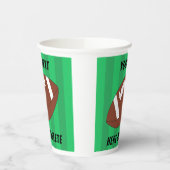 Fußball-Feld Sport Custom Pappbecher (Links)