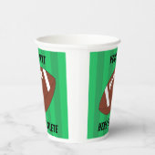 Fußball-Feld Sport Custom Pappbecher (Rechts)