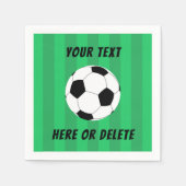 Fußball-Feld Sport Custom Serviette (Vorderseite)