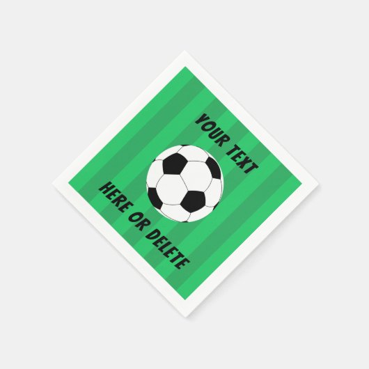 Fußball-Feld Sport Custom Serviette (Ecke)