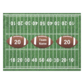 Fußball Feld und Balls Design Tablett Tischdecke (Vorderseite (Horizontal))