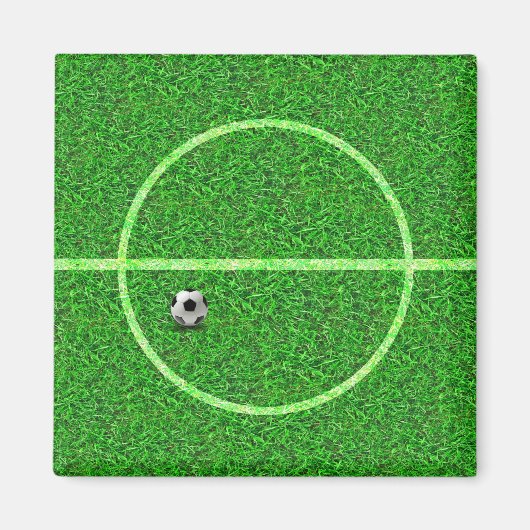 Fußball-Feldball - Magnet (Vorne)