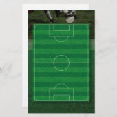 Fußball-Feldgeschosse Briefpapier (Vorne/Hinten)
