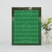 Fußball-Feldschrift (Stehend Vorderseite)