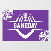 Fußball-Fensterklammer Fensteraufkleber (Blatt)