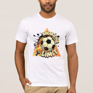 Fußball Feuer Tor Sport Motivation T-Shirt