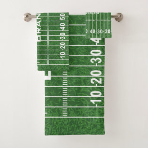 Fußball Field Design Badehandtuch Set