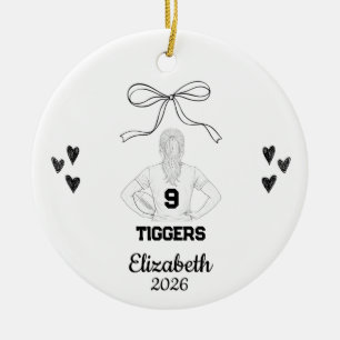 Fußball Flag Football Trainer Geschenke Fußballman Keramik Ornament
