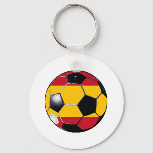 Fußball-Flagge - Spanien - MUSEUM - Geschenke Schlüsselanhänger