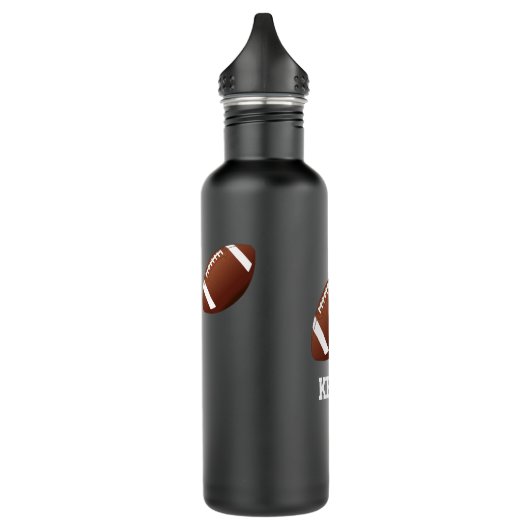 Fußball-Flasche mit isoliertem Wasser Edelstahlflasche (Links)