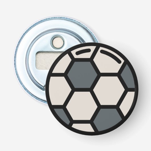 Fußball Flaschenöffner (Vorderseite)