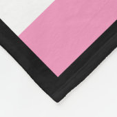 Fußball Fleece Blanket rosa personalisierter Spiel (Ecke)