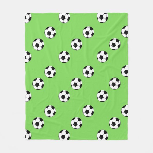 Fußball Fleecedecke (Vorderseite)
