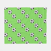 Fußball Fleecedecke (Vorderseite (Horizontal))