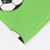 Fußball Fleecedecke (Ecke)