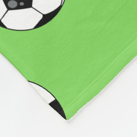 Fußball Fleecedecke (Ecke)