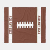 Fußball Fleecedecke (Vorderseite (Horizontal))