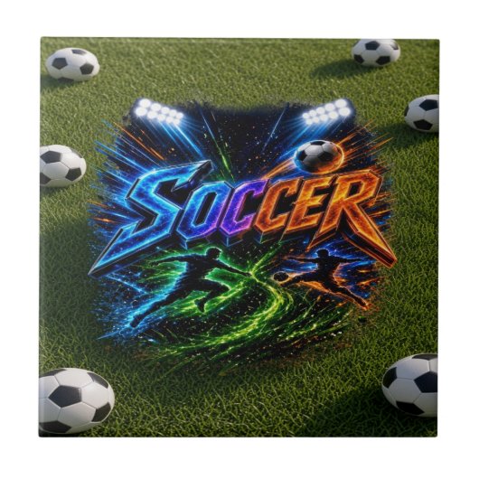 Fußball Fliese (Vorderseite)