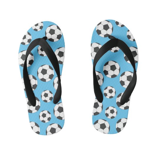 Fußball Flip Flops Kinderbadesandalen (Fußbett)