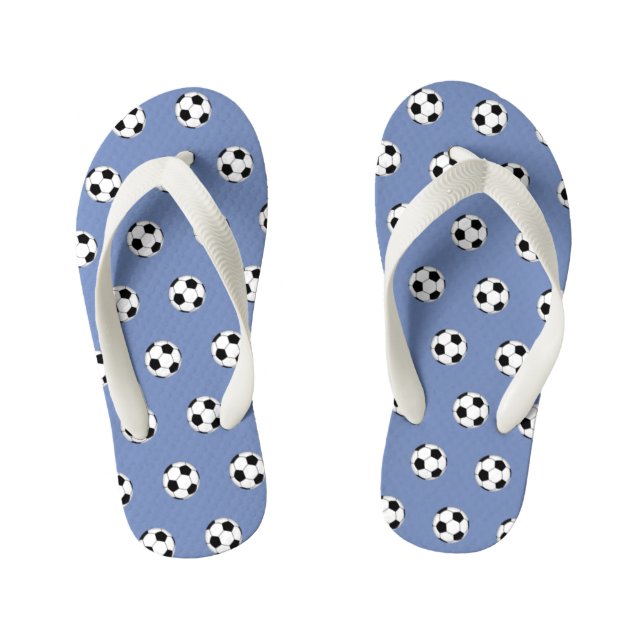 Fußball Flip Flops Kinderbadesandalen (Fußbett)