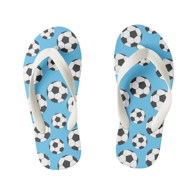 Fußball Flip Flops Kinderbadesandalen (Fußbett)